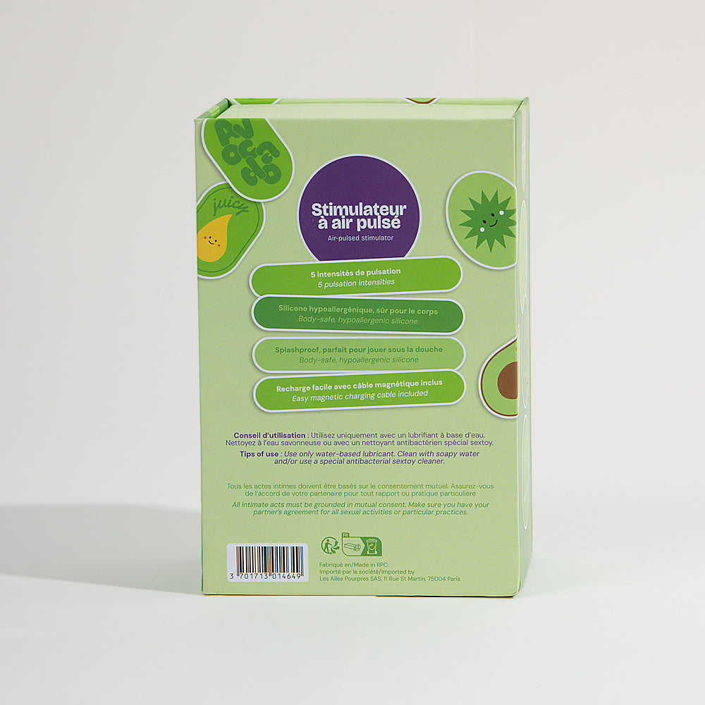 Stimulateur clitoridien à air pulsé AvocadOh!