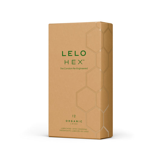12 Préservatifs Bio Organic Lelo Hex