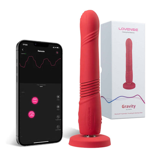 Dildo va-et-vient connecté Gravity Lovense