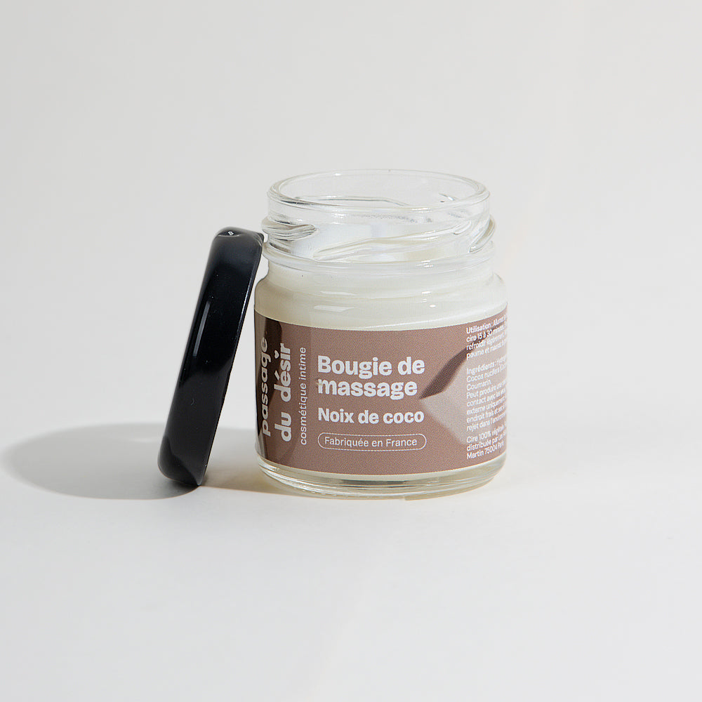 Mini bougie de massage