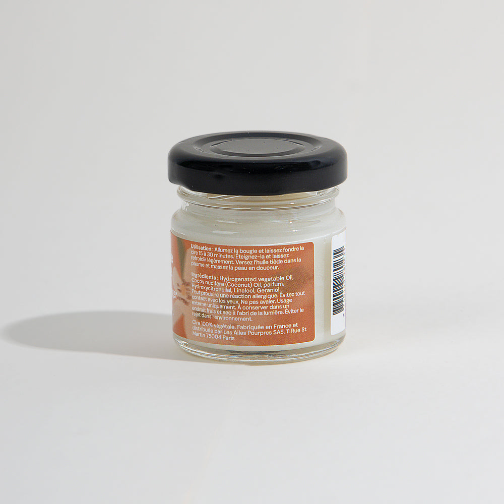Mini bougie de massage