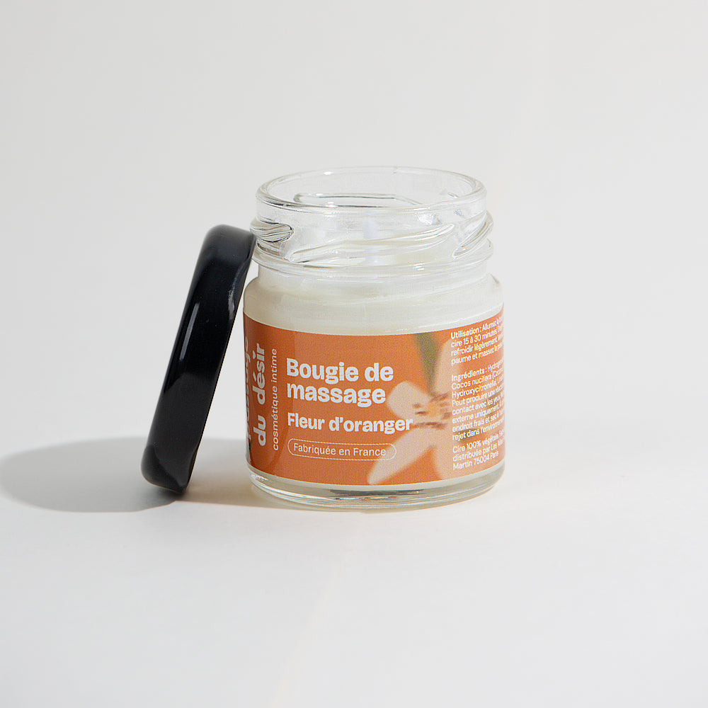 Mini bougie de massage