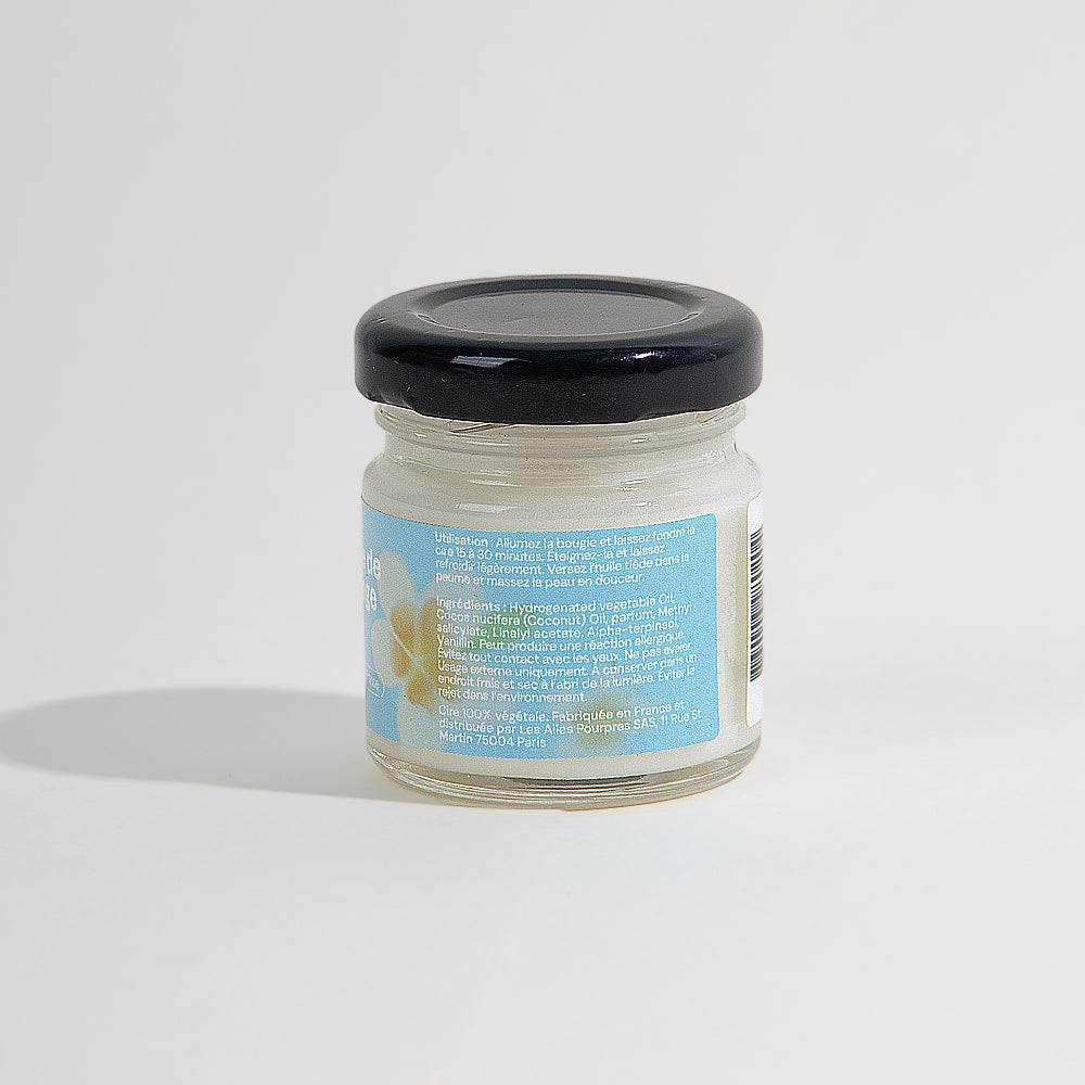 Mini bougie de massage