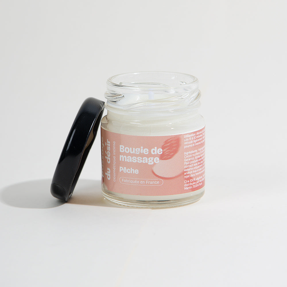 Mini bougie de massage