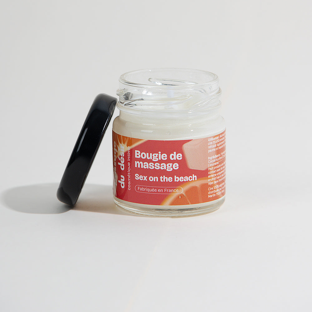 Mini bougie de massage