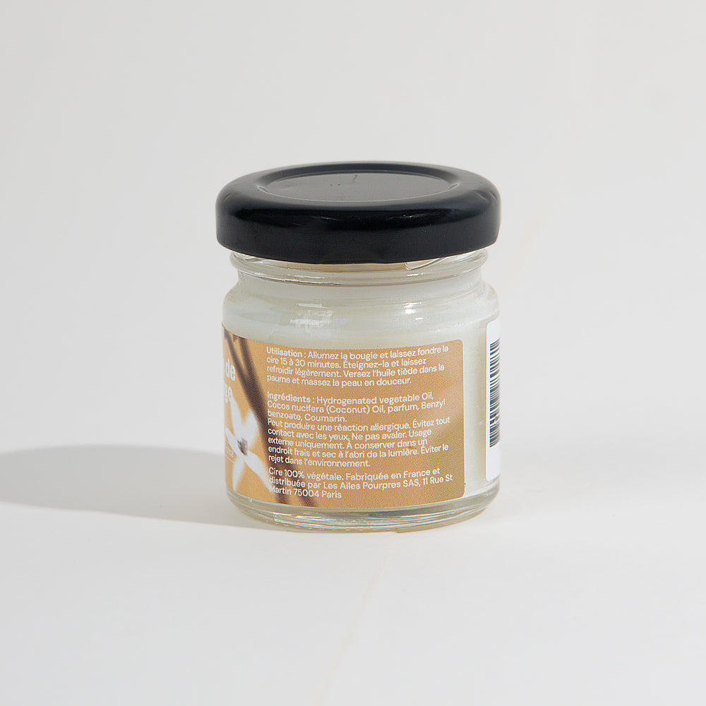 Mini bougie de massage