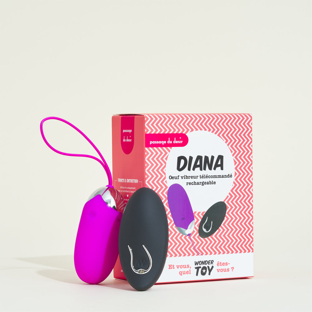 Oeuf vibrant télécommandé Diana