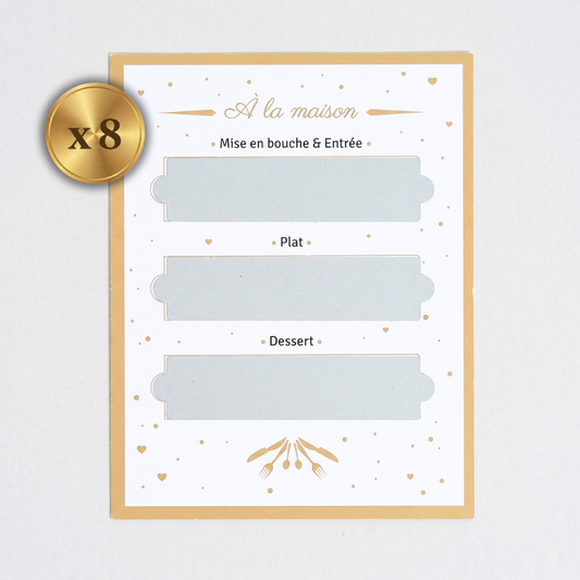 Jeu de grattage Love Dinner
