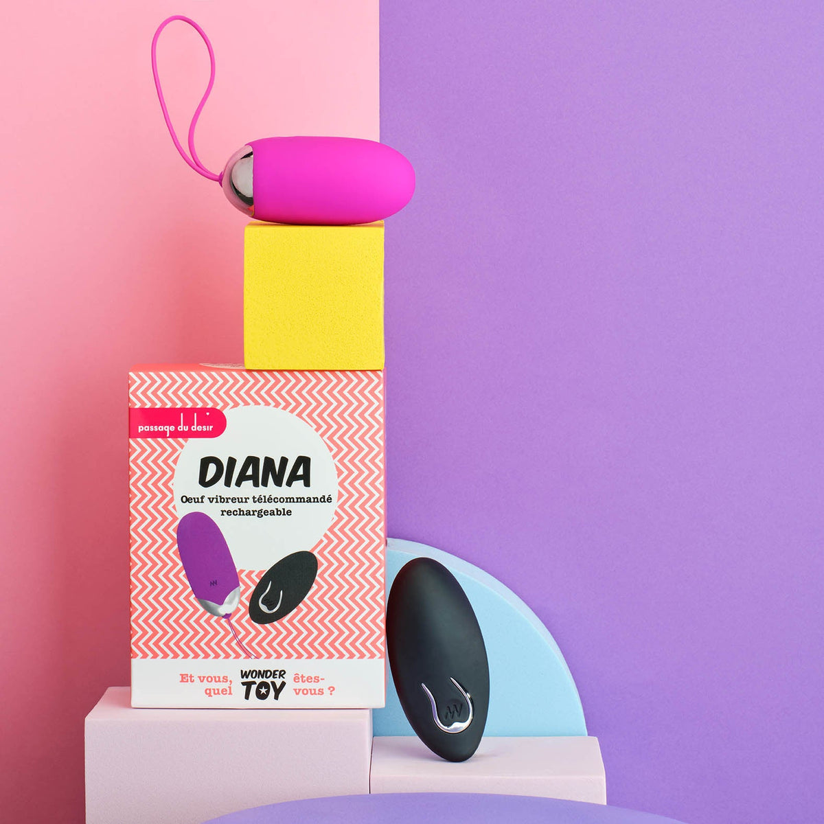 Oeuf vibrant télécommandé Diana