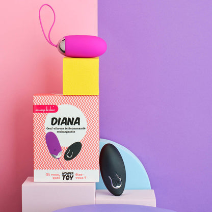 Oeuf vibrant télécommandé Diana