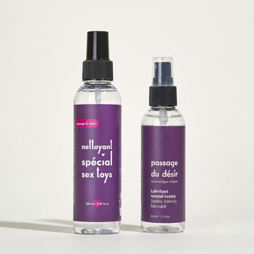 Kit essentiel sextoys nettoyant et lubrifiant